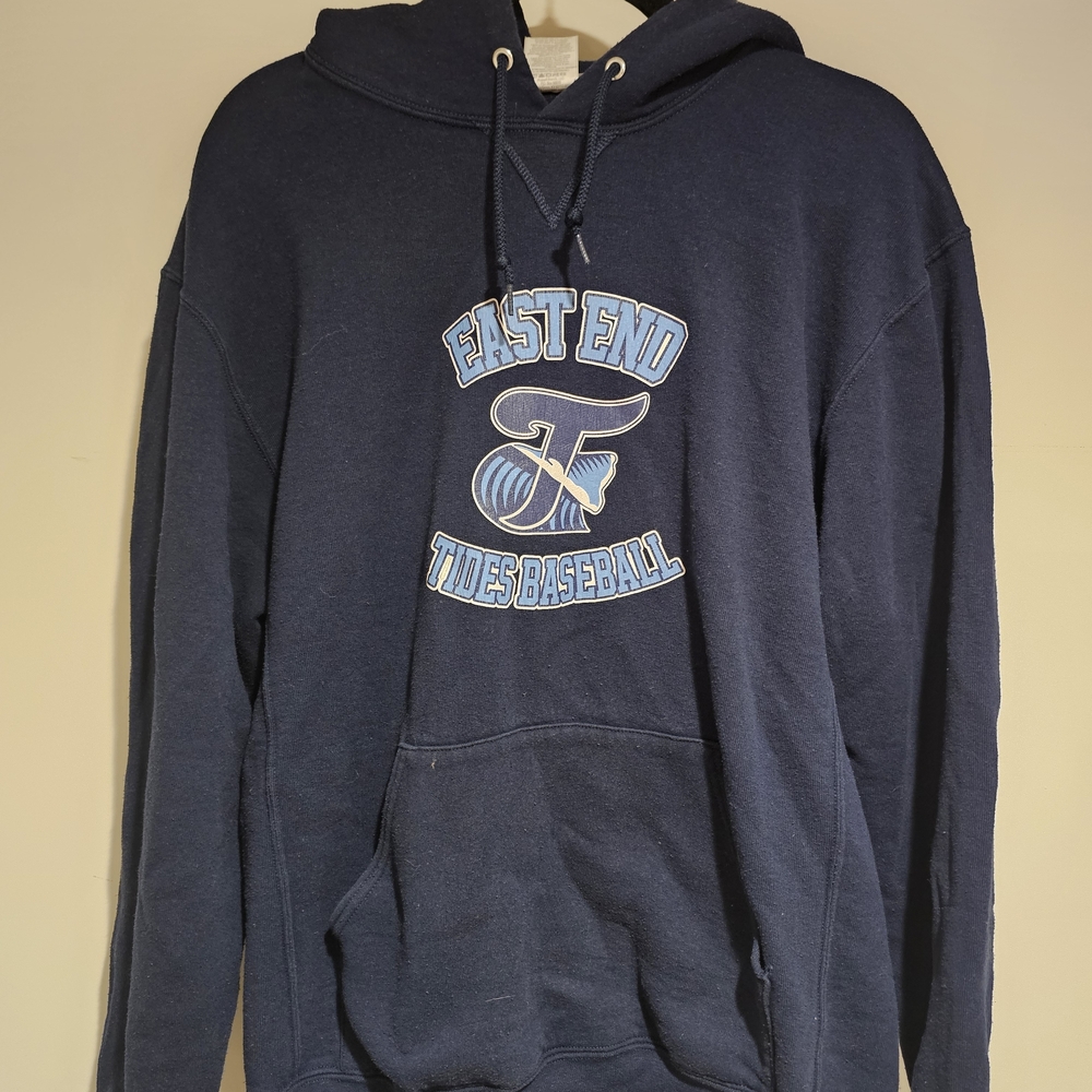 Russell Athletic Navy East End Tides Baseball Pullover Hoodie